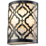 Arabella Wall Light - Black / Cream