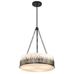 Sawgrass Pendant - Matte Black / Opal