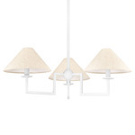 Gladwyne Chandelier - White / Natural