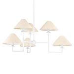 Gladwyne Chandelier - White / Natural