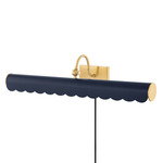 Fifi Plug-In Picture Light - Aged Brass / Navy