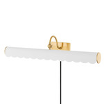 Fifi Plug-In Picture Light - Aged Brass / White
