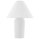 Susie Table Lamp - White / White