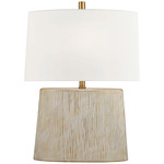 Grisha Table Lamp - Gold / White