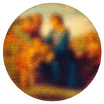 Blur Round Carpet - Multicolor