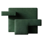 Primitive Armchair - Dark Green Melange