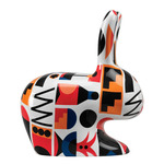 Oggian Rabbit Sculpture - White / Multicolor