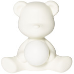Teddy Girl Portable Table Lamp - White