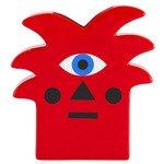 Red Palm Vase - Red