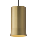 Cirio Simple Pendant - White / Polished Brass