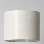 Moare Liviana Pendant - Textured White / White