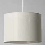 Moare Liviana Pendant - Textured White / White