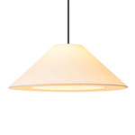 Sisisi Conicas Planas MT4 / MT5 Pendant - Textured White / White Parchment