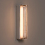 Estadio Singular Wall Sconce - White / Clear