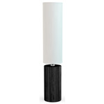 Largo Table Lamp - Ebony Stained Veneer / White