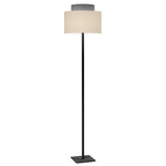 Venus Floor Lamp - Black / Felt Grey