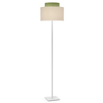 Venus Floor Lamp - White / Felt Sage