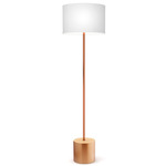 Cobra Floor Lamp - Copper / White