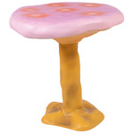 Amanita Fiberglass Table - Yellow / Pink