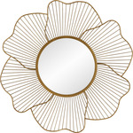 Blossom Mirror - Antique Gold Leaf/ Antique Glass
