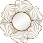 Blossom Mirror - Antique Gold Leaf / Antique Glass