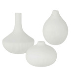 Apothecary Vase Set of 3 - Satin White