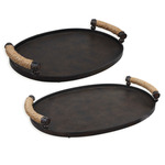 Viggo Tray Set of 2 - Bronze