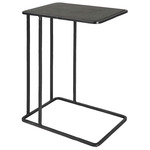 Cavern Accent Table - Black Marble