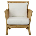 Pacific Armchair - Rattan / White