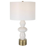 Architect Table Lamp - Ivory Cream / White Linen