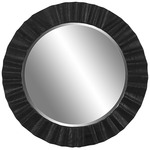 Caribou Round Mirror - Deep Espresso