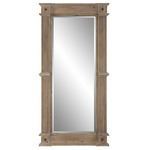 Mcallister Oversized Mirror - Fir Wood