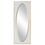 Danbury Mirror - Gold Leaf / White
