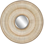 Bauble Round Mirror - Antique Gold