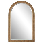 Cape Arch Mirror - Rattan