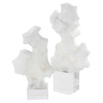 Remnant Sculpture Set of 2 - White