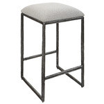 Brisbane Counter Stool - Charcoal / Ivory / Grey