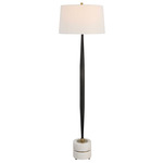Miraz Floor Lamp - Black / White