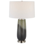 Campa Table Lamp - Gray / White Linen