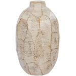 Takko Vase - Slate Brown / White