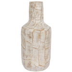 Takko Vase - Slate Brown / White