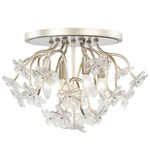 Wildflower Semi Flush Ceiling Light - Gold Dust / Artifact / Clear