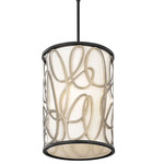 Scribble Foyer Pendant - Matte Black / Artifact / Taupe Scribble Foyer Pendant - Matte Black / Artifact / Taupe