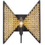 Machina Wall Light - Matte Black / Natural Sulihiya