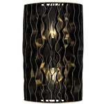 Estela Wall Sconce - Matte Black / French Gold