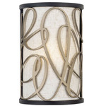 Scribble Wall Sconce - Matte Black / Artifact / Taupe