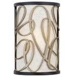 Scribble Wall Sconce - Matte Black / Artifact / Taupe