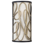Scribble Wall Sconce - Matte Black / Artifact / Taupe