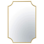 Carlton Wall Mirror - Gold / Mirror
