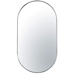 Capsule Oval Wall Mirror - Chrome / Mirror